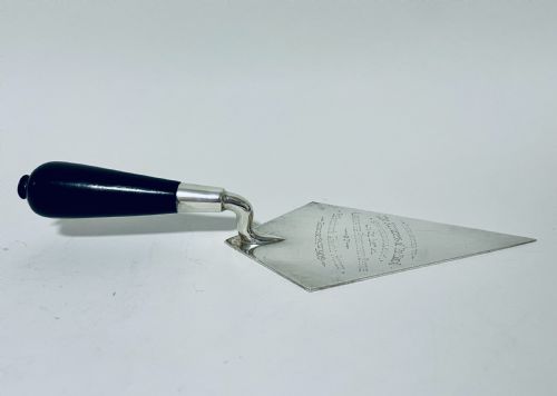 fig 2. Antique Silver Presentation Trowel