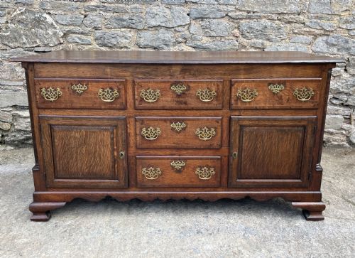 Georgian Oak Dresser Base