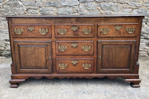 fig 1. Georgian Oak Dresser Base