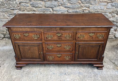 fig 2. Georgian Oak Dresser Base
