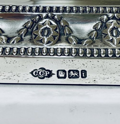 fig 1. Pair of Antique Silver Candlesticks