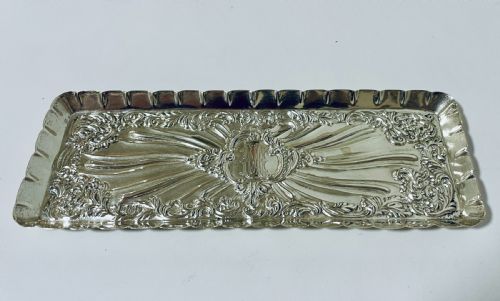 fig 1. Antique Silver Tray