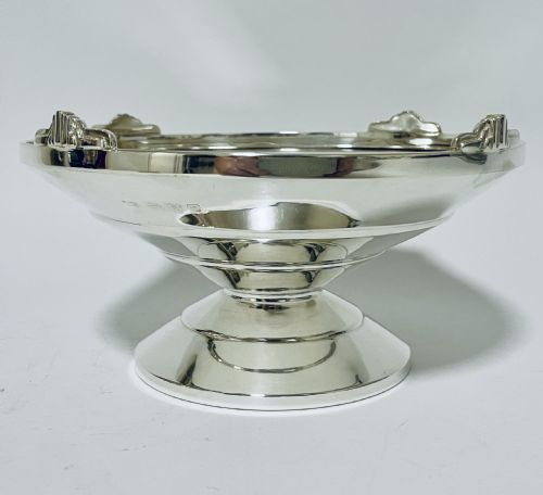 fig 1. Large Art Deco Silver Bowl