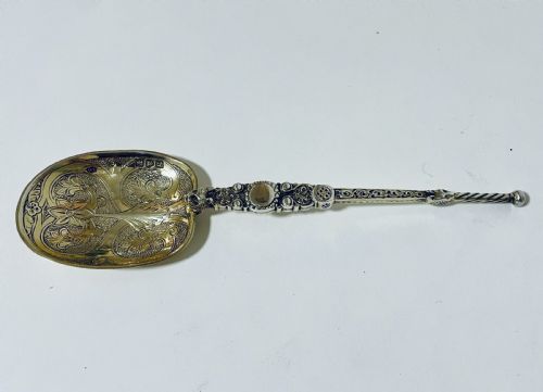 fig 1. Silver Gilt Anointing Spoon
