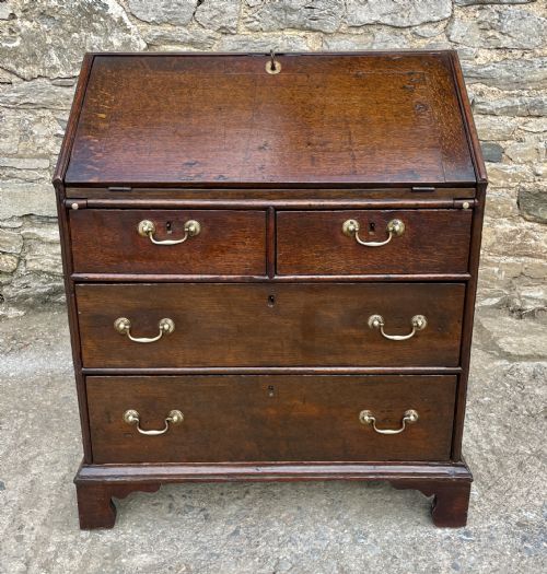 Small Georgian Oak Bureau