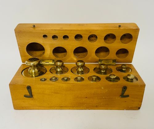 Complete Set of Brass Weights
