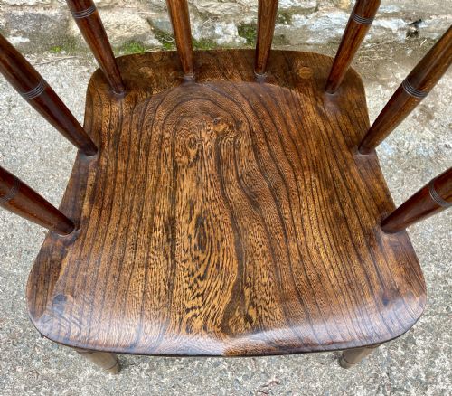 fig 2. Antique Elm Captains Chair