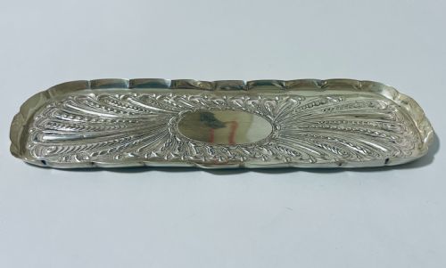 fig 1. Victorian Silver Pin Tray