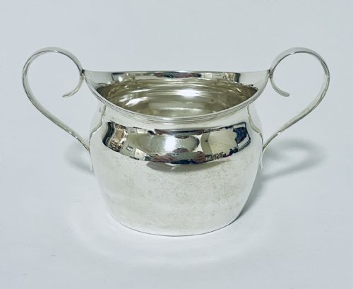 Antique Silver Twin Handled Bowl