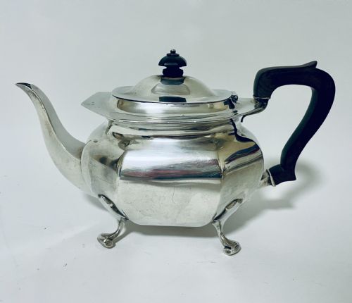 fig 1. Antique Silver 3 Piece Tea Service