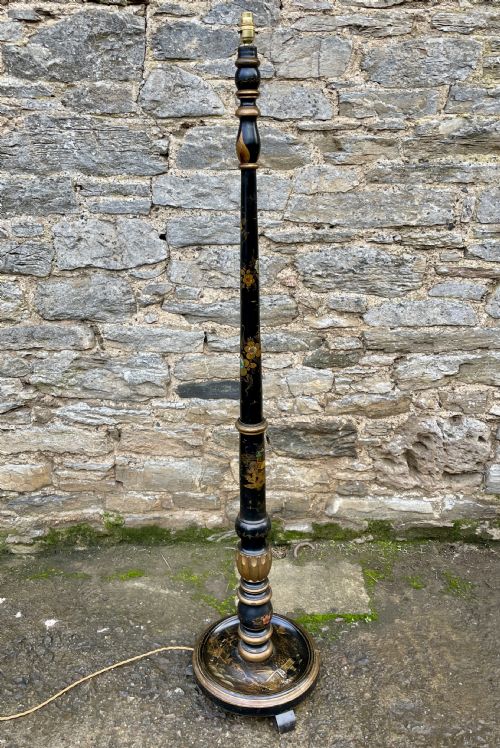 Antique Chinoiserie Standard Lamp