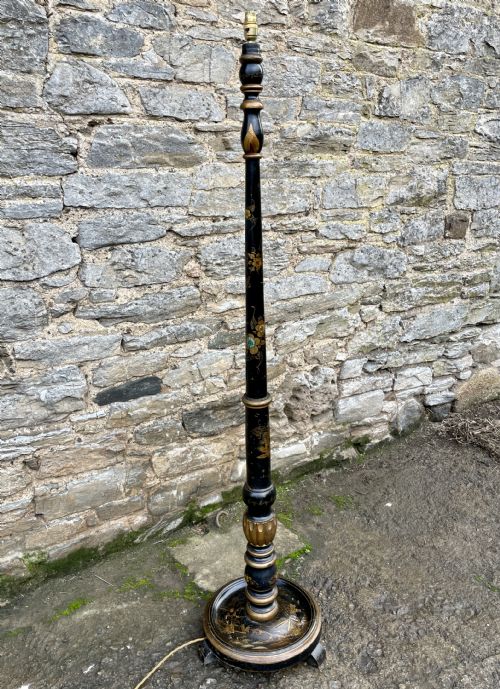 fig 1. Antique Chinoiserie Standard Lamp