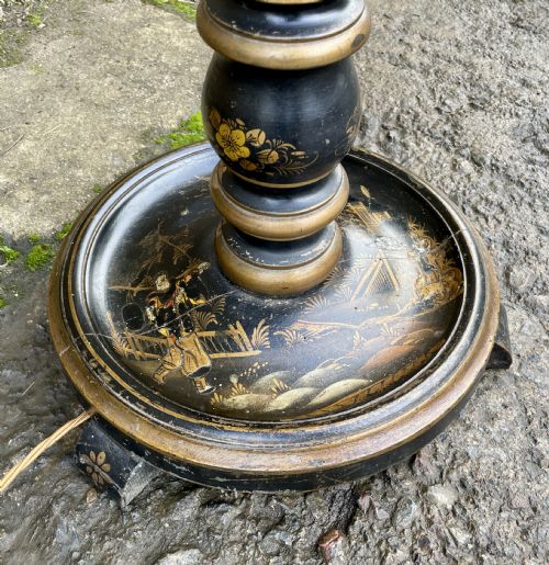 fig 2. Antique Chinoiserie Standard Lamp