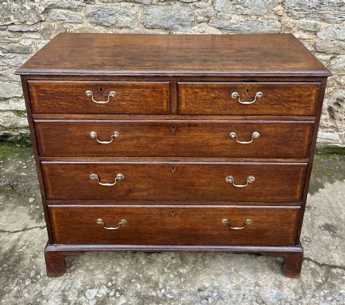 fig 1. Georgian Oak Chest of Drawers
