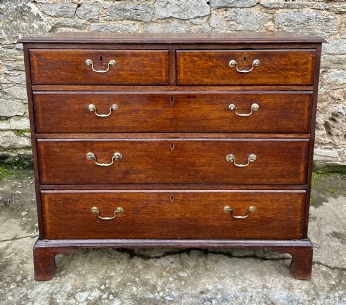 fig 2. Georgian Oak Chest of Drawers