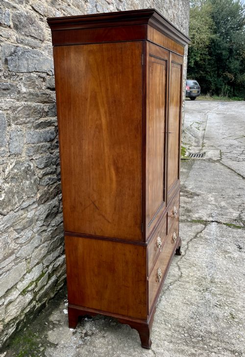 fig 2. Georgian Mahogany Press Cupboard