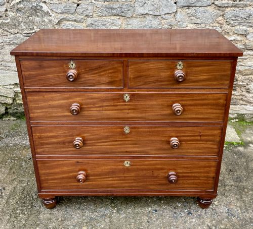 fig 1. Victorian Mahogany Chest of Drawers