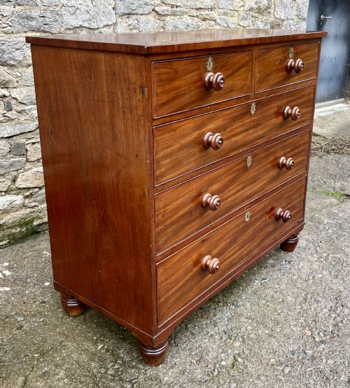 fig 2. Victorian Mahogany Chest of Drawers