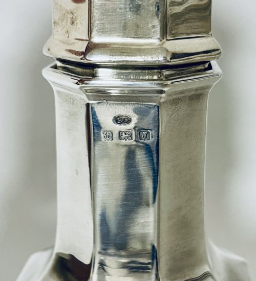 fig 1. Antique Silver Sugar Caster