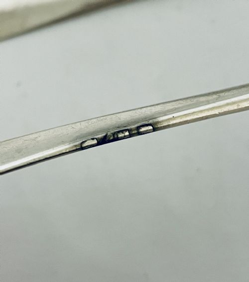 fig 1. Pair of 18th Century Irish Silver Serving Spoons