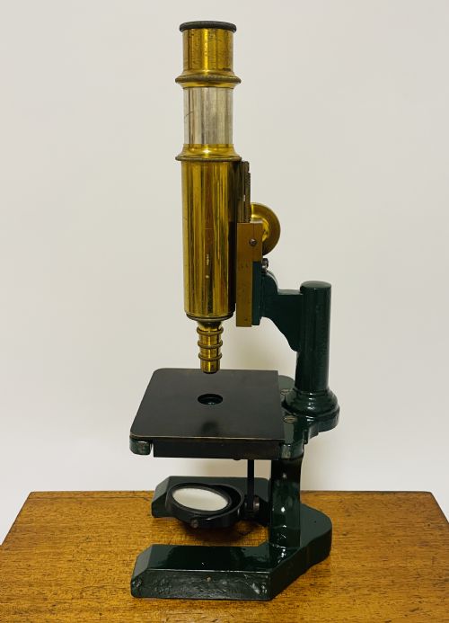 fig 1. Antique Student Microscope