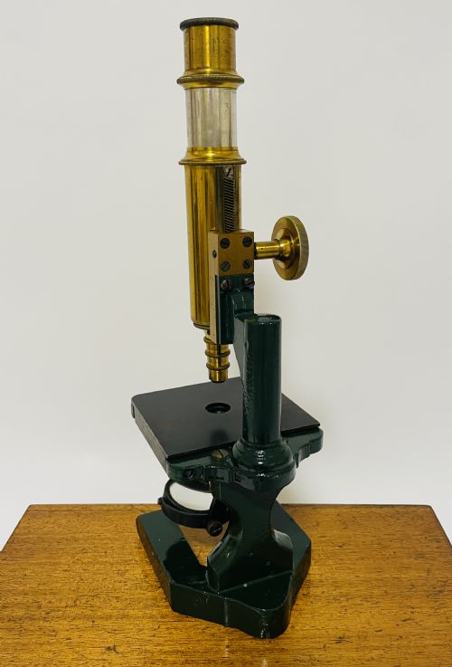 fig 2. Antique Student Microscope