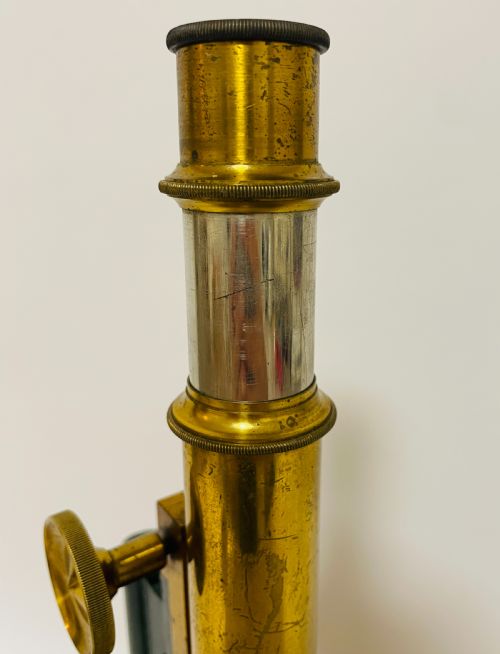 fig 4. Antique Student Microscope