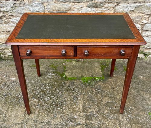 fig 1. Antique Two Drawer Writing Table