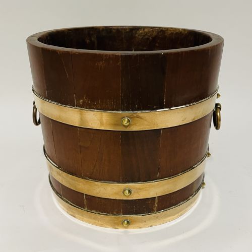 fig 2. Antique Brass Bound Planter