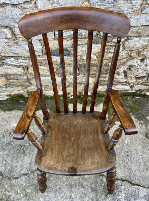 fig 2. Antique Lathe Back Windsor Farmhouse Chair
