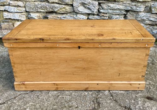 Antique Pine Blanket Box