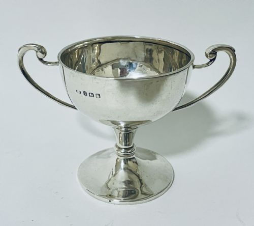 Small Antique Silver Trophy Cup