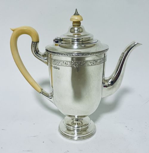 fig 2. Art Deco Silver Teapot
