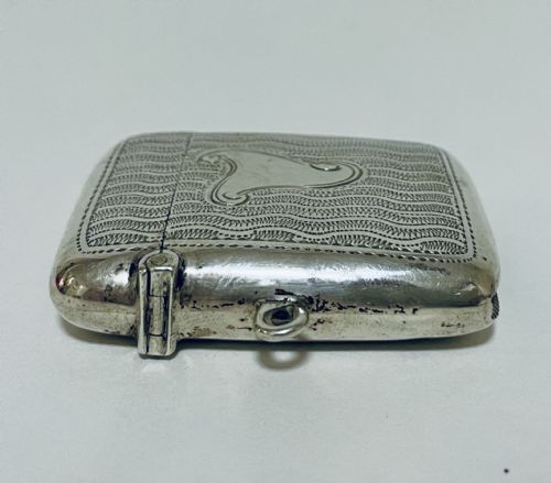 fig 1. Antique Silver Vesta Case