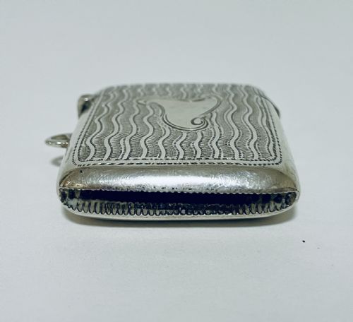fig 2. Antique Silver Vesta Case