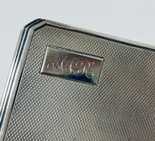 fig 1. Antique Silver Cigarette Case