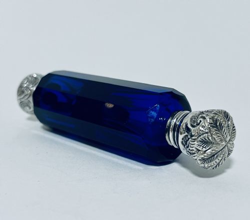 fig 1. Victorian Silver Double Ended Scent Bottle