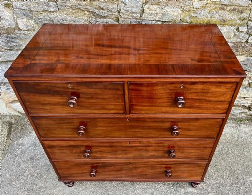 fig 2. Large Victorian Mahogany Chest Of Drawers