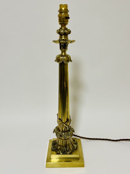 Victorian Brass Table Lamp