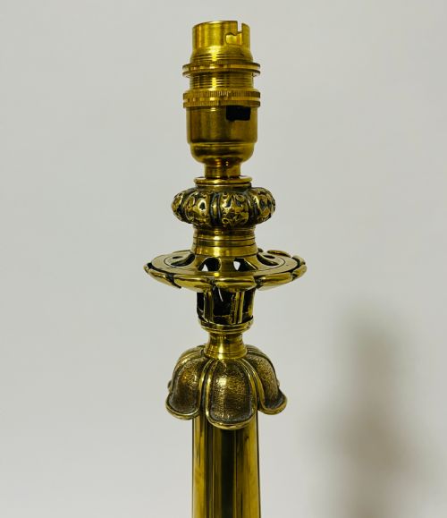 fig 2. Victorian Brass Table Lamp