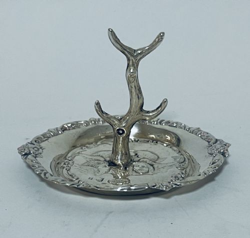 Antique Silver Ring Tree