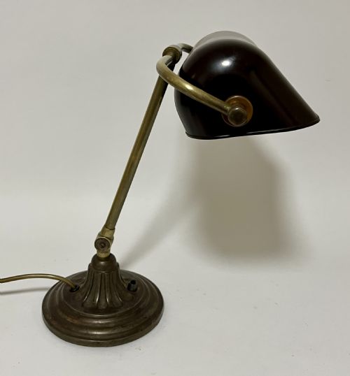 fig 2. Antique Bankers Lamp