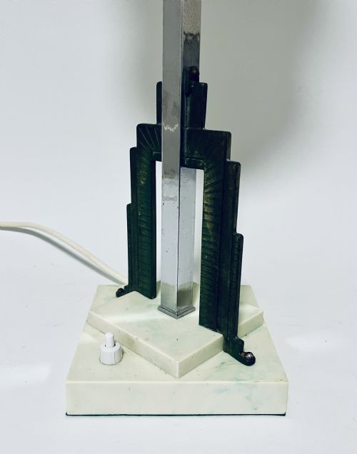 fig 1. Art Deco Chrome Table Lamp
