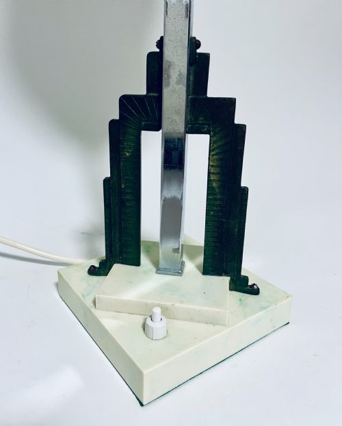 fig 2. Art Deco Chrome Table Lamp