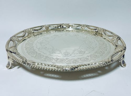 Victorian Silver Salver