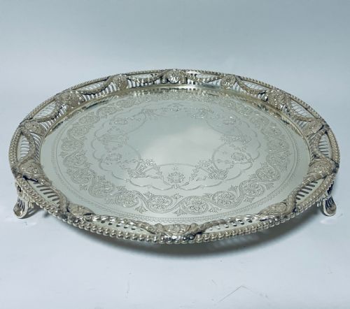 fig 1. Victorian Silver Salver