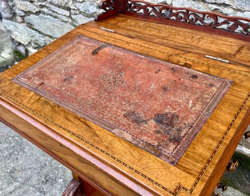 fig 2. Victorian Walnut Davenport