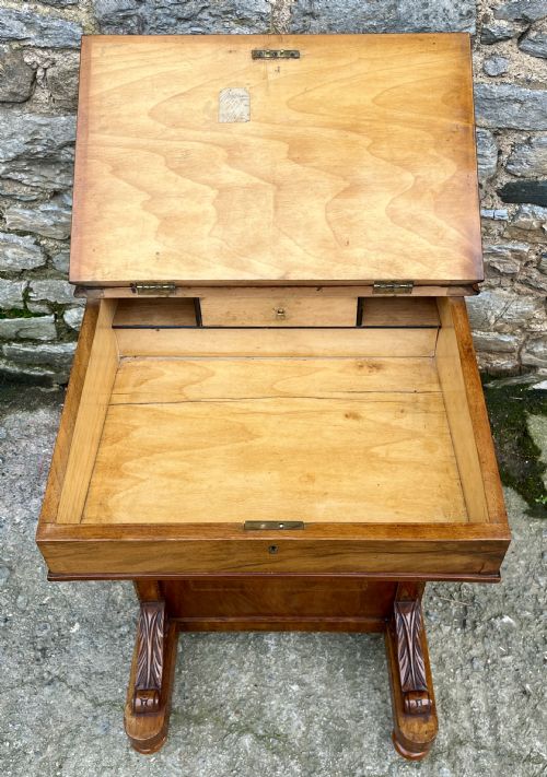 fig 3. Victorian Walnut Davenport