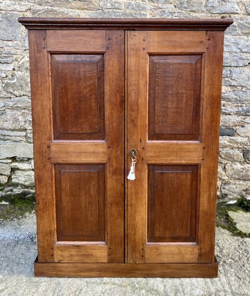 fig 1. Antique Oak Cupboard
