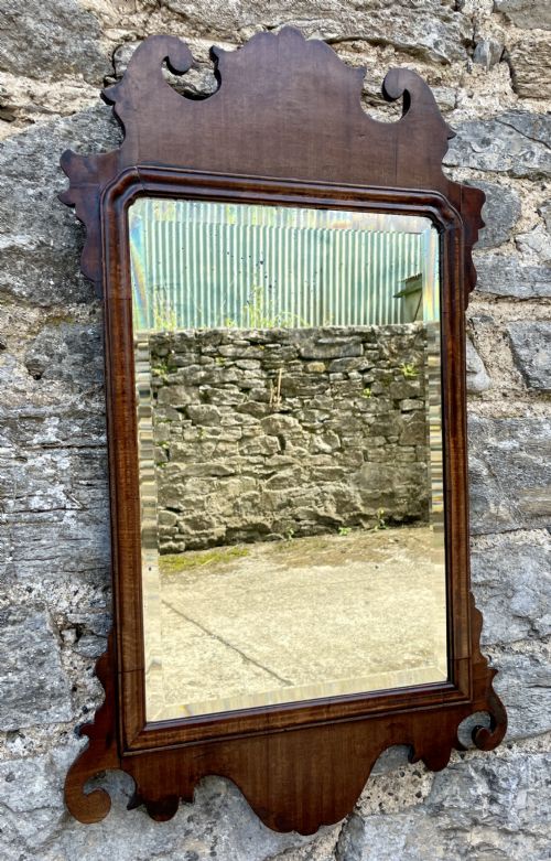 fig 1. Georgian Mahogany Fretwork Mirror